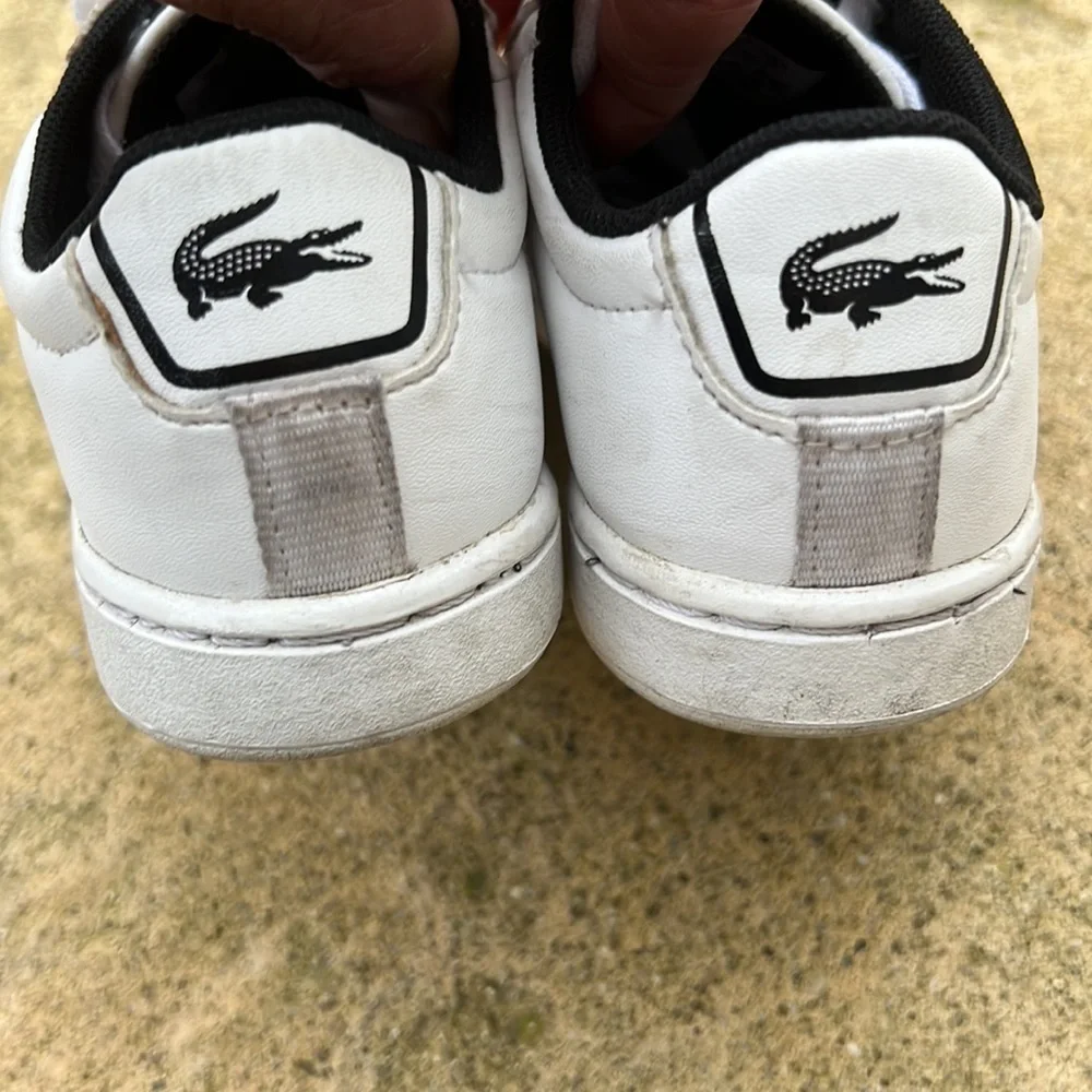 Lacoste Carnaby White/Blue Pro Sneakers Toddler Size 11